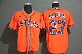 Astros 27 Jose Altuve Orange 2020 Nike Cool Base Fashion Jersey,baseball caps,new era cap wholesale,wholesale hats